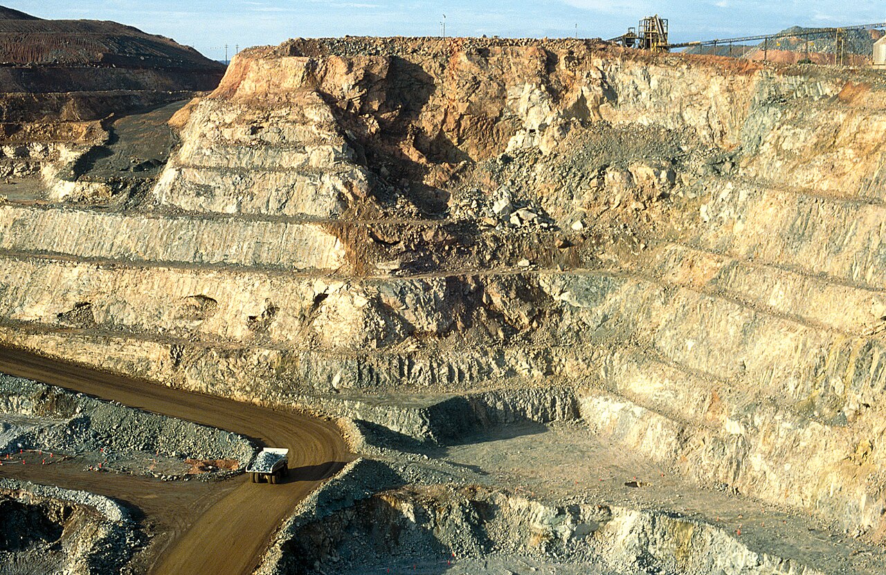 Open-pit mining